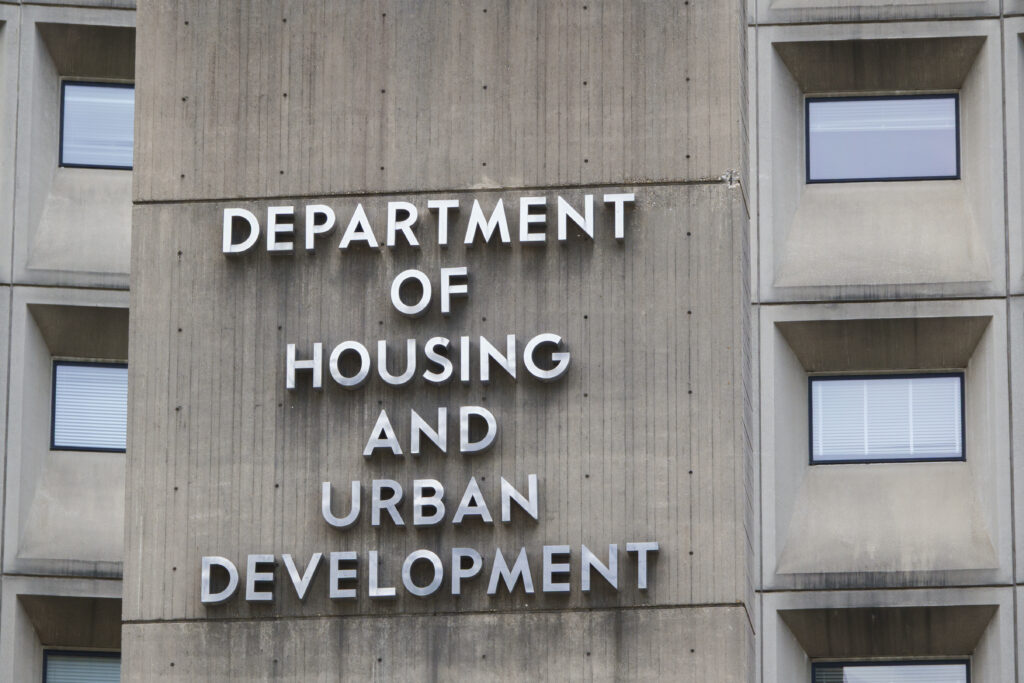 Department of Housing and Urban Development stock image.