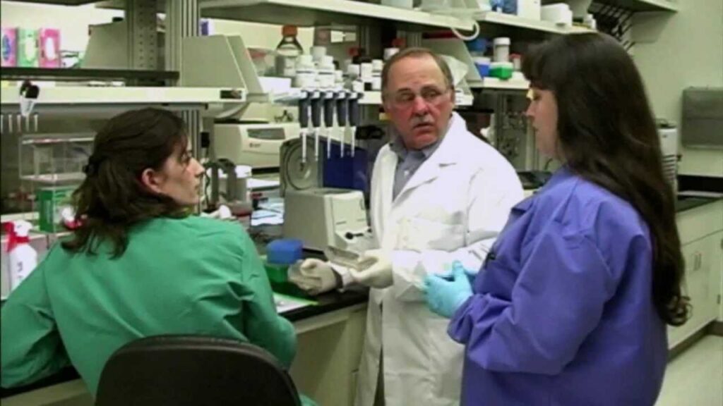 From a video with an overview and tour of the Integrated Research Facility, a state-of-the-art laboratory building on the campus of NIAID's Rocky Mountain Laboratories in Hamilton, Montana.