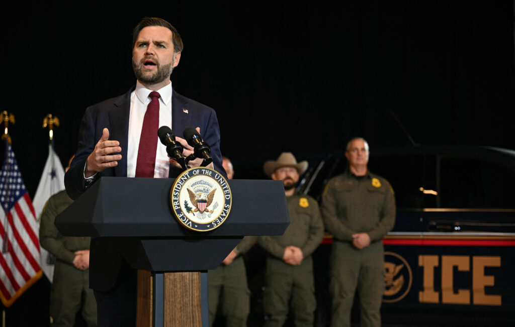 Vice President JD Vance speaks in Minneapolis, Minnesota in January 2026.