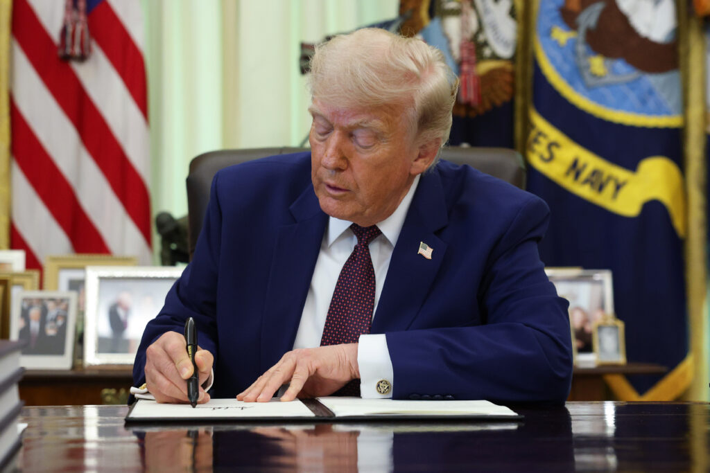 President Trump Signs Executive Orders In The Oval Office June 3, 2026